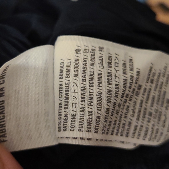 Abercrombie & Fitch, NWT, lace pattern dress/top, Navy Blue - Picture 5 of 6